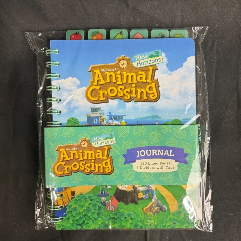 Animal Crossing: New Horizons 120 Lined Pages 6 Tab Dividers Notebook - KP